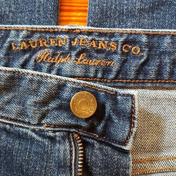 Lauren Jeans Co Ralph Lauren Straight Leg Denim Jeans - Picture 2 of 12